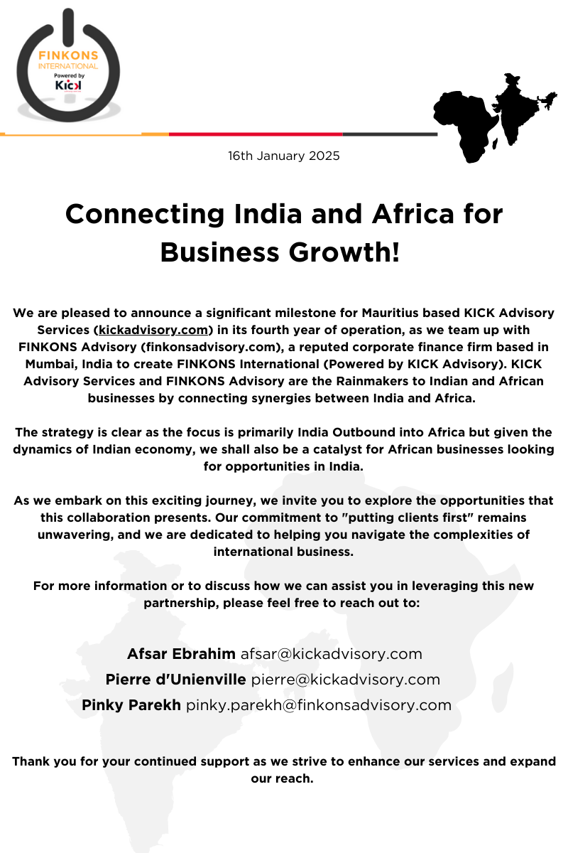 Connecting India and Africa for Business Growth!